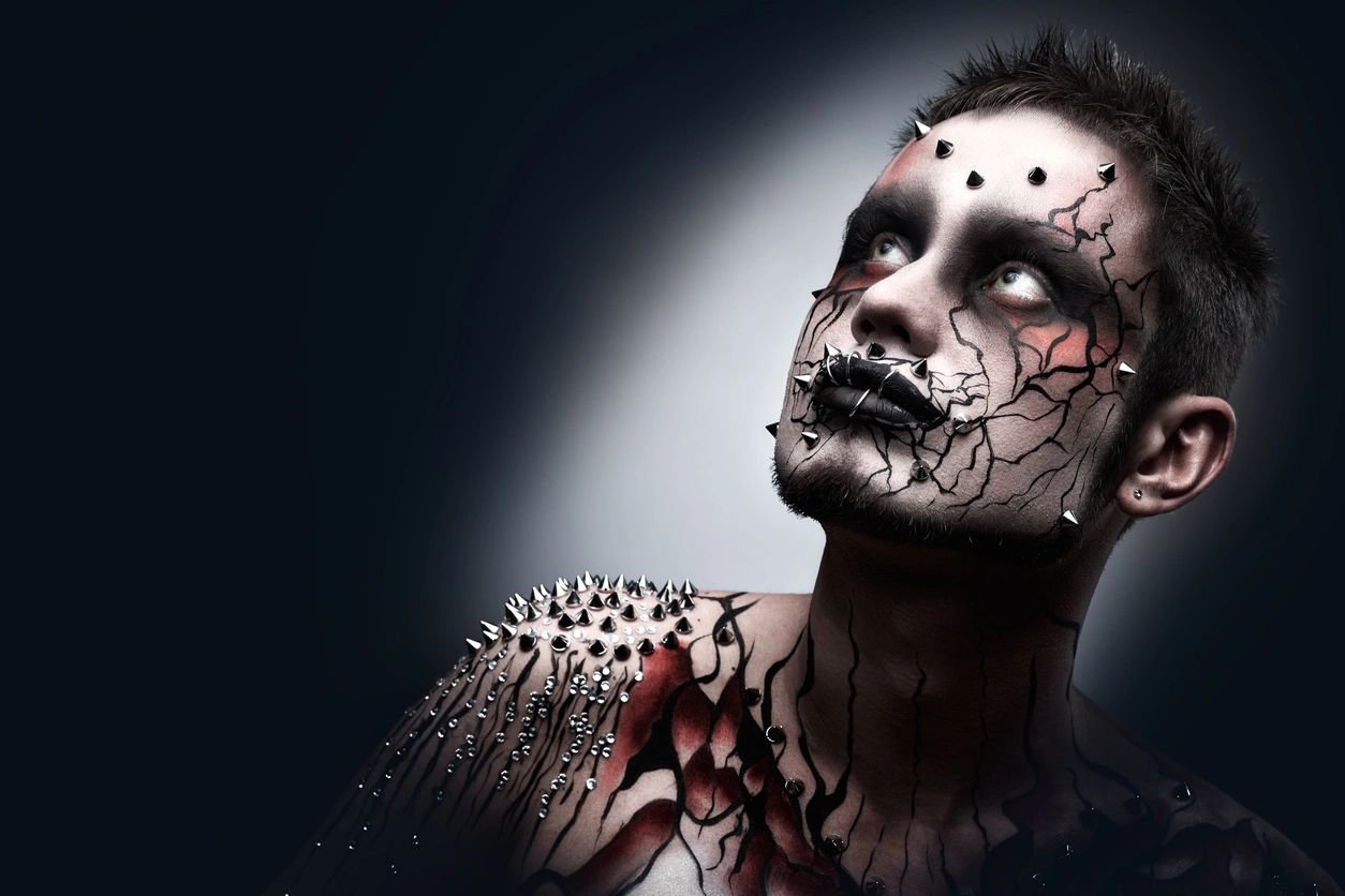 Gothic painted character
