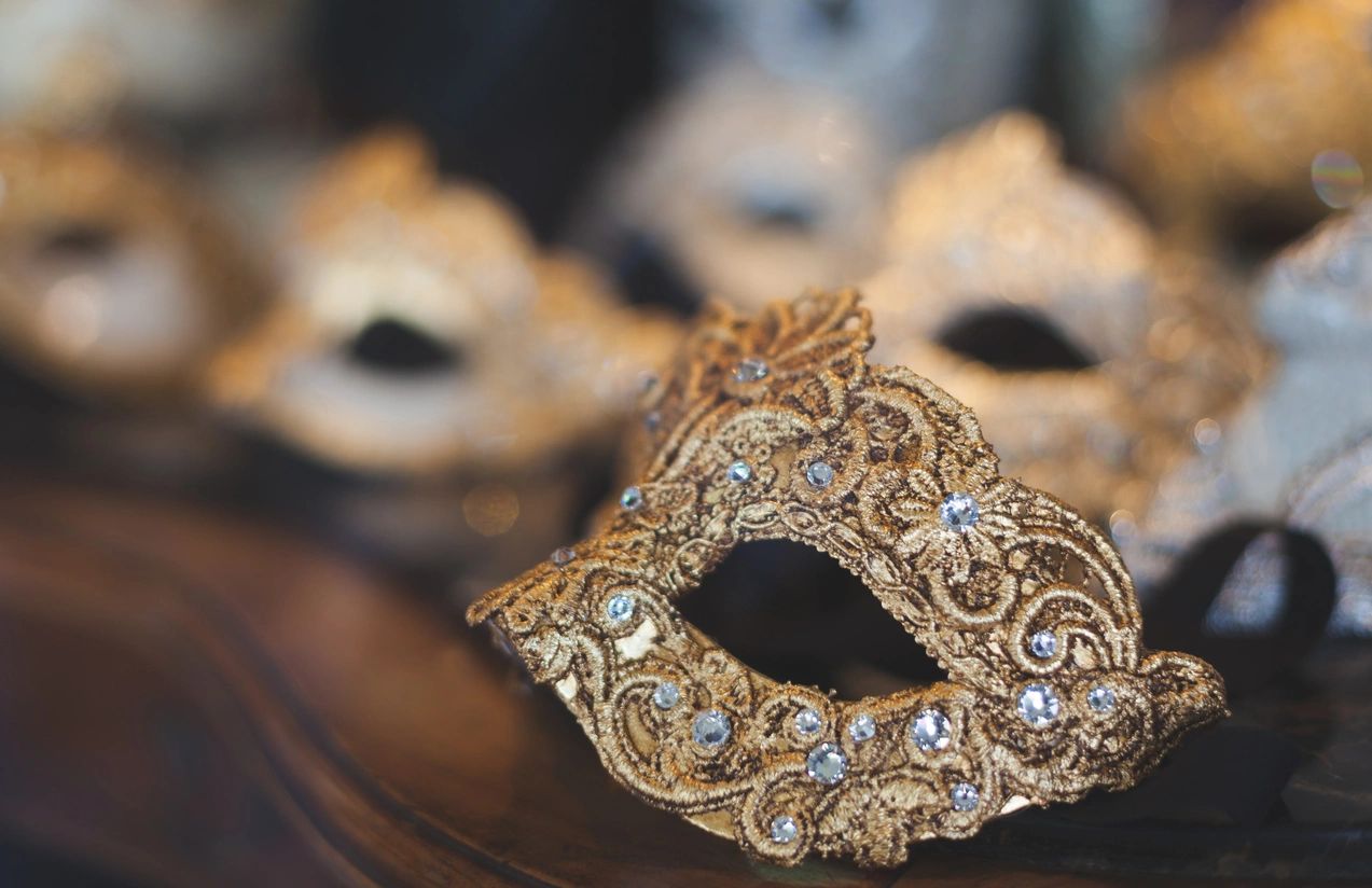 Jeweled masquerade mask